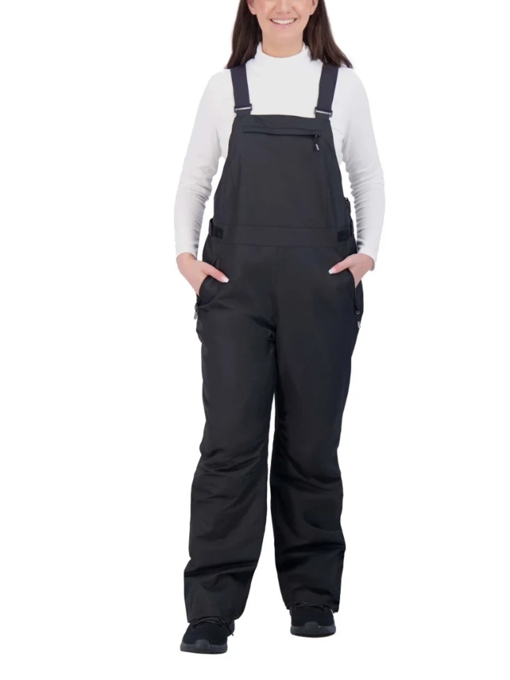 Gerry Ladies' Snow Bib Pant, Black/M